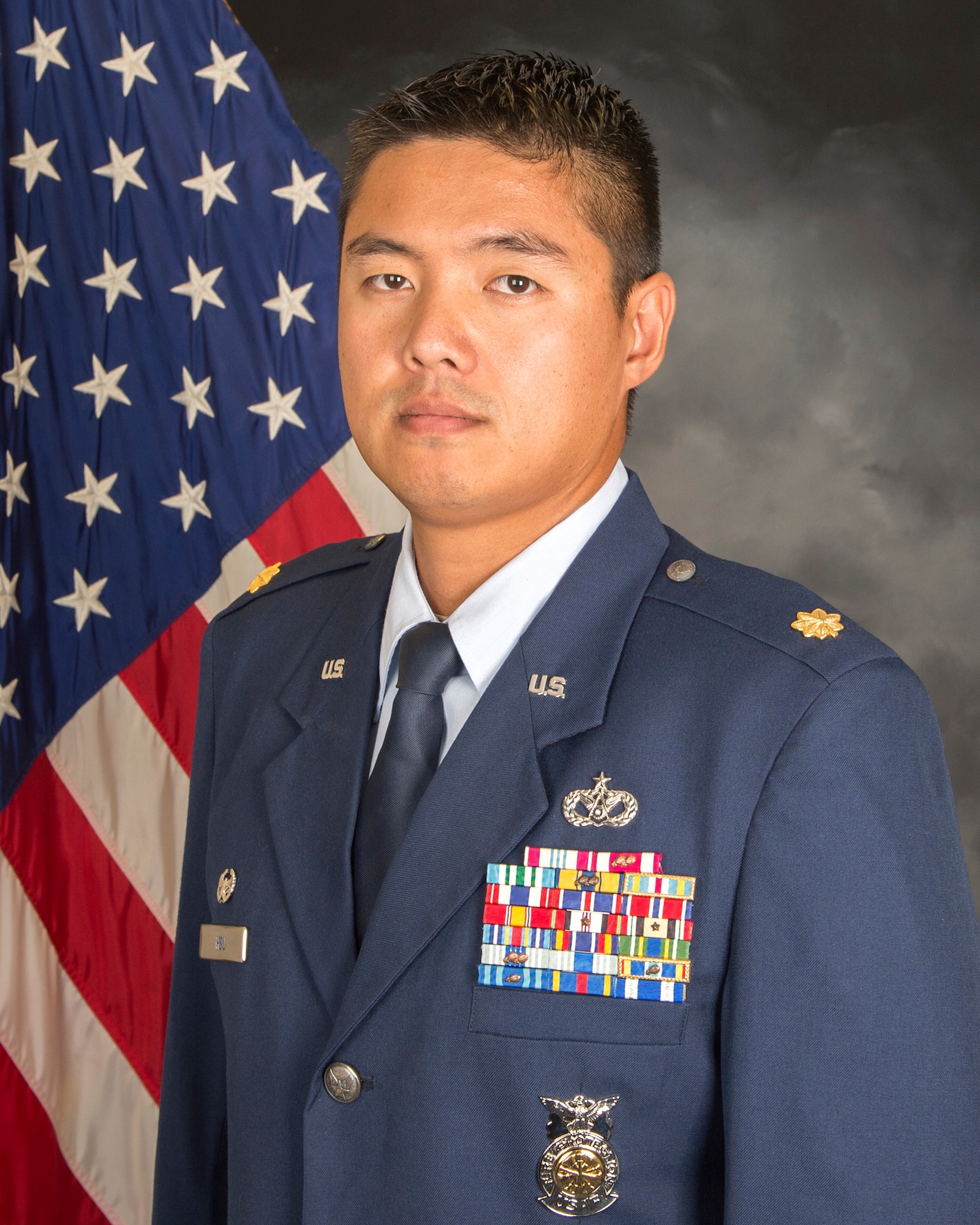 Major Chin T. Hsu is the Commander, 423rd Civil Engineer Squadron.
