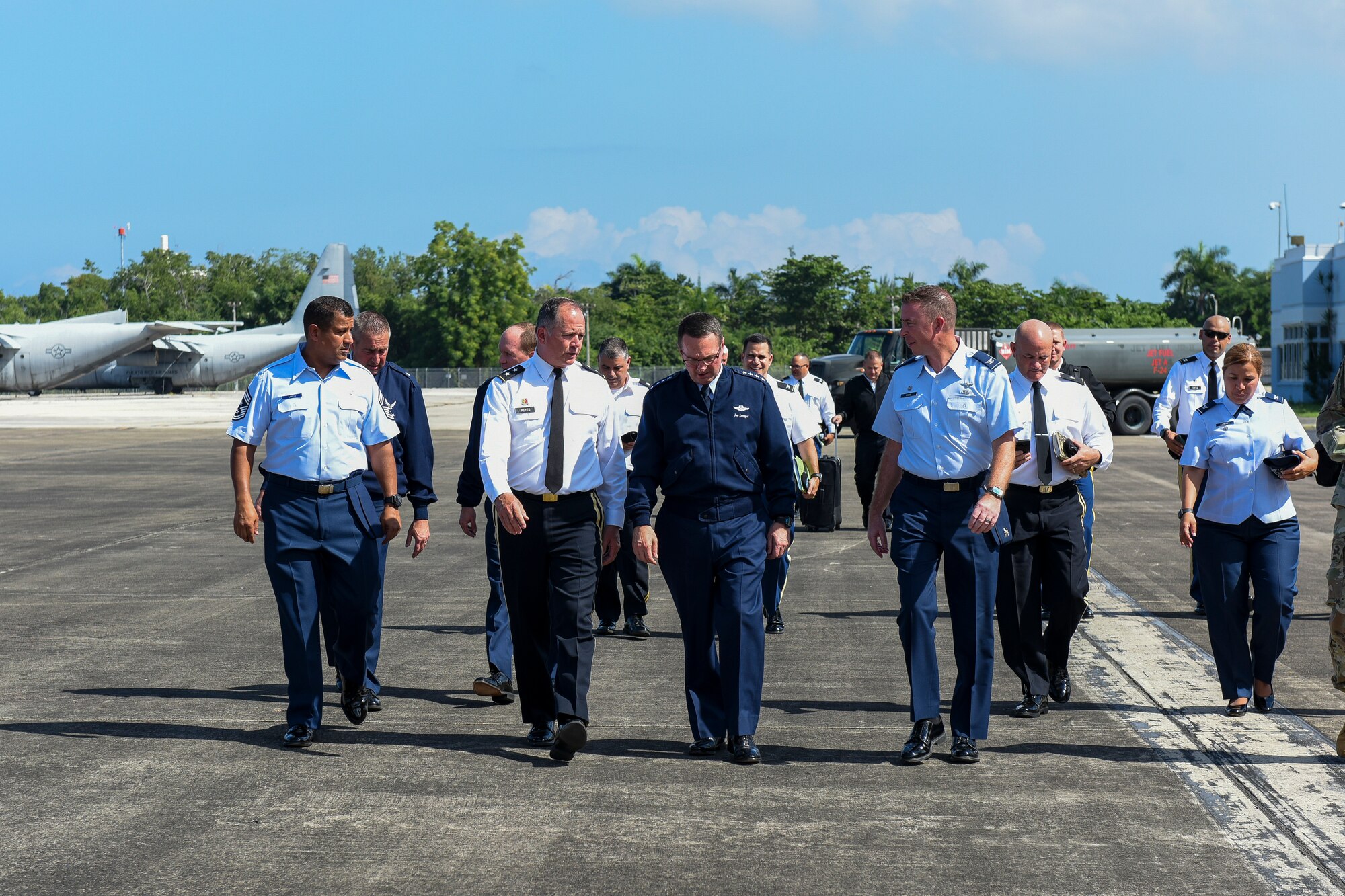 Gen. Lengyel visits the Puerto Rico National Guard