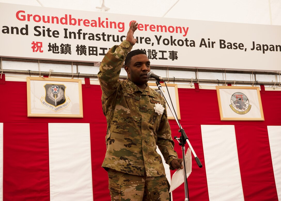 Yokota breaks ground for AFSOC Airfield Apron