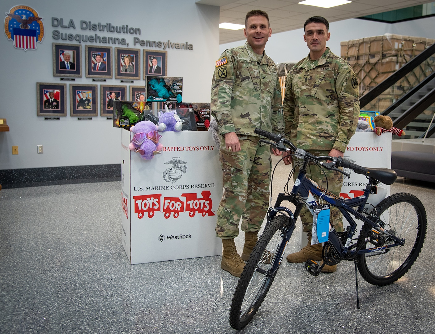 Defense Distribution Center Susquehanna generously supports local Toys for Tots