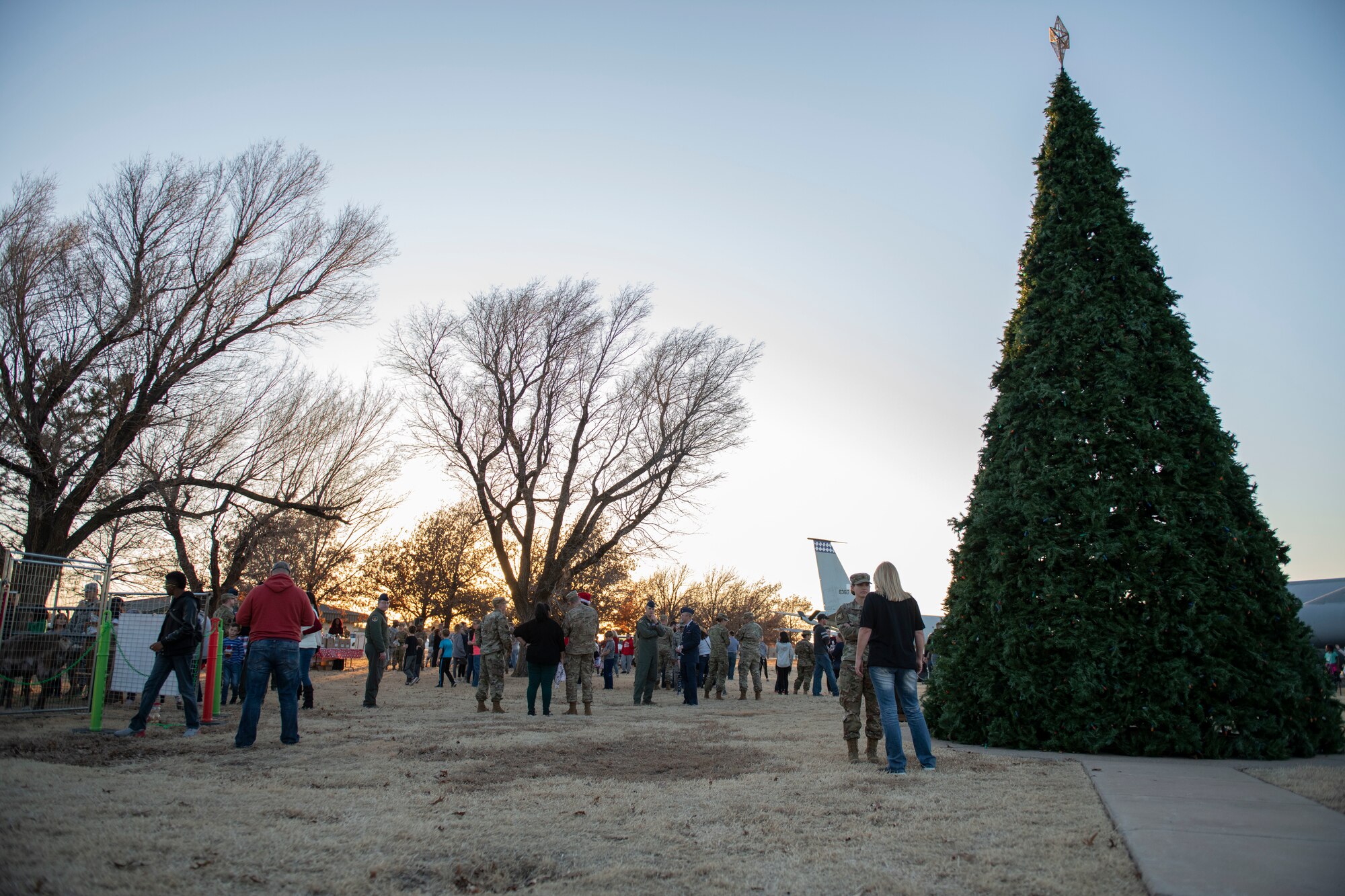 97 AMW hosts annual Holiday Tree Lighting.