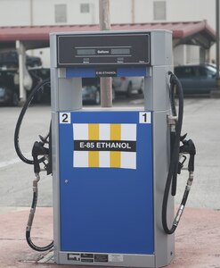An alternative fuels fuel pump located at JBSA-Randolph.
