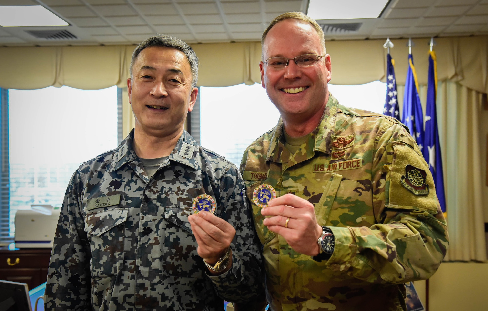 JASDF ASC commander visits AMC and TRANSCOM