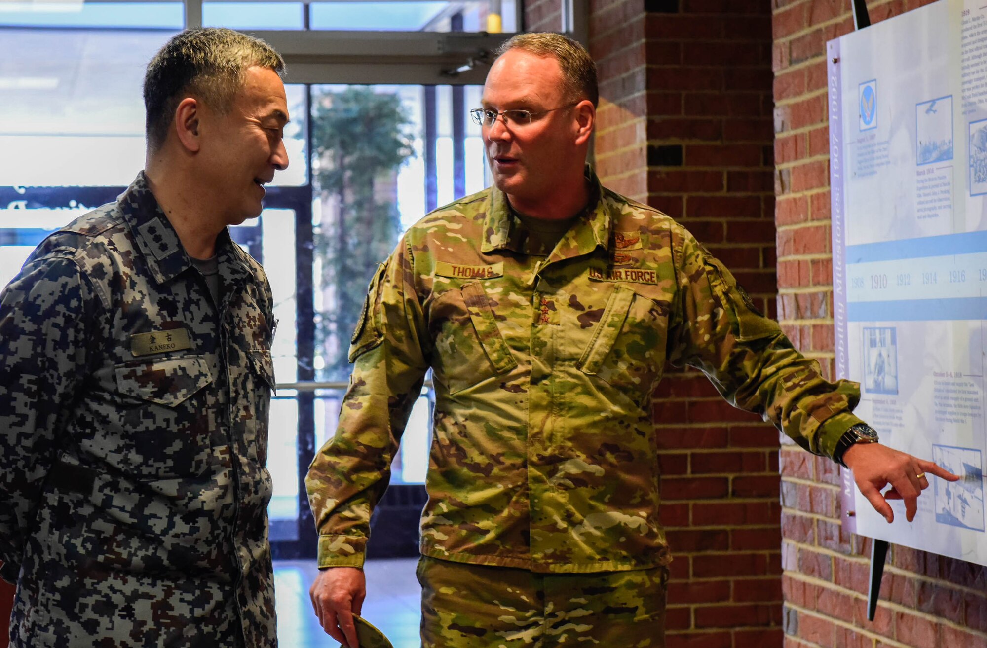 JASDF ASC commander visits AMC and TRANSCOM