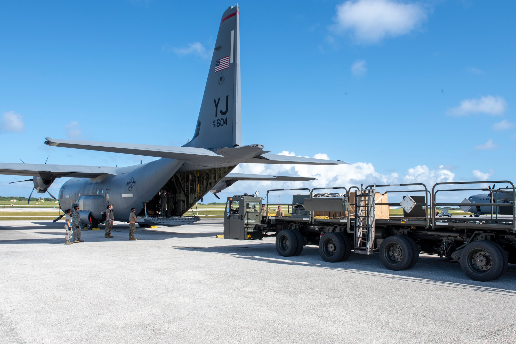 Airmen from the 374th Logistics Readiness Squadron