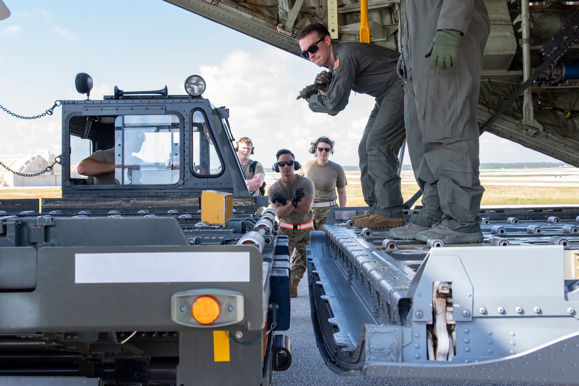 Airmen from the 374th Logistics Readiness Squadron