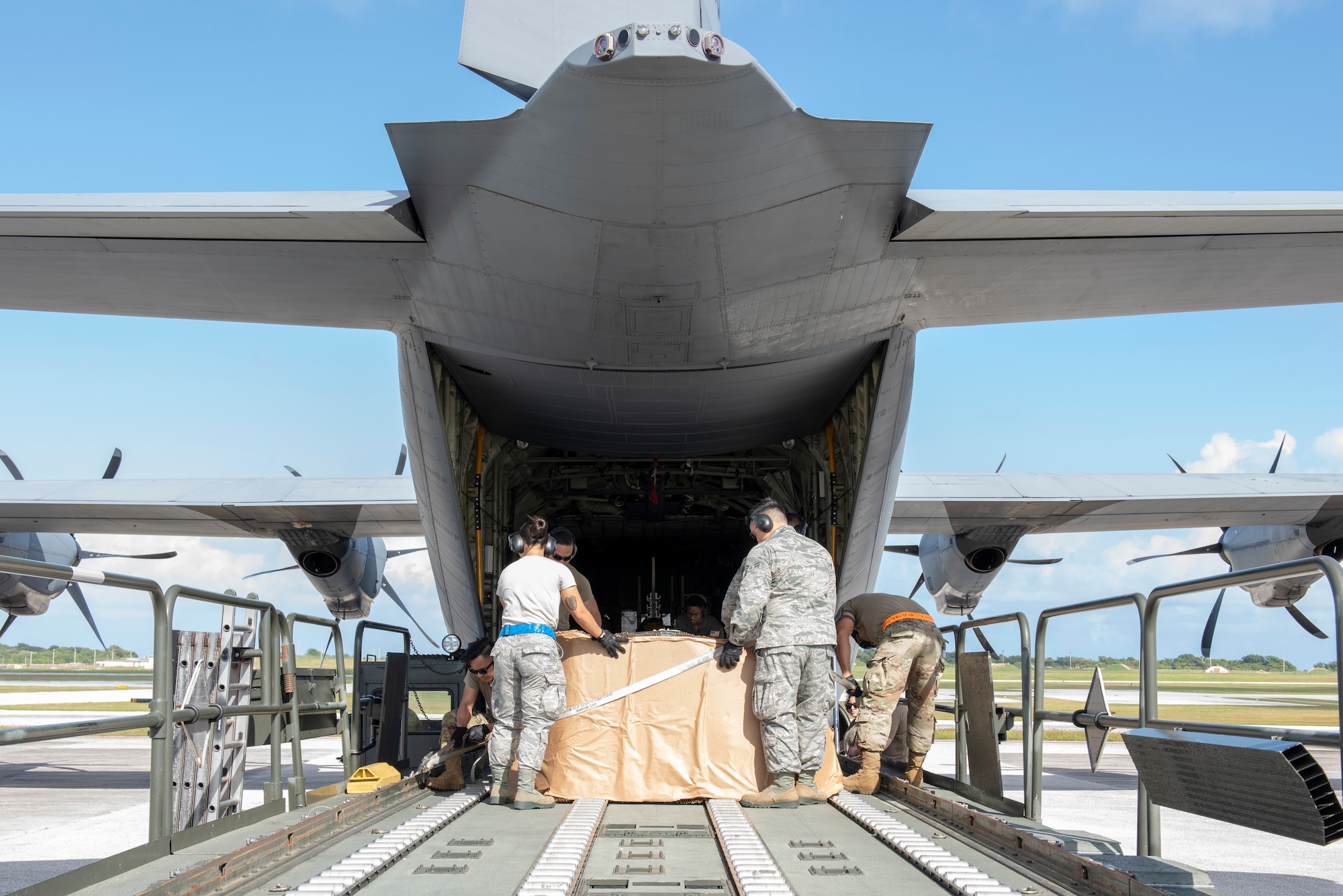 Airmen with the 374th Logistics Readiness Squadron