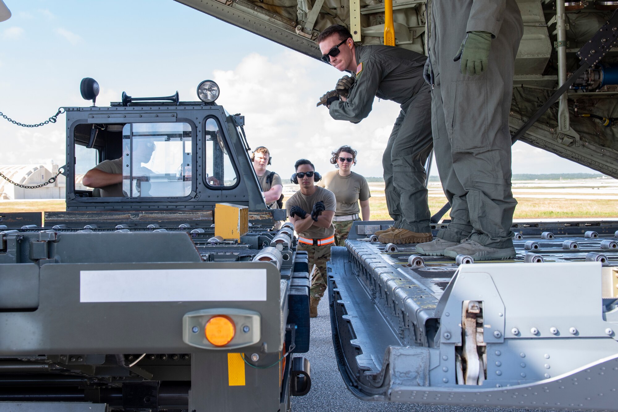 Airmen from the 374th Logistics Readiness Squadron