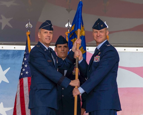 Assumption of Command ceremony on Seymour Johnson Air Force Base, North Carolina, Dec. 8, 2019.