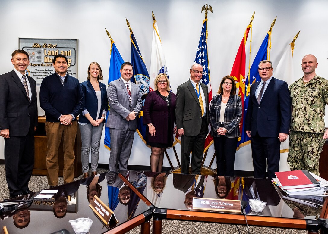 Local community officials visited the Defense Supply Center Columbus.