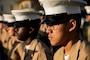 U.S. Marines honor those who gave their lives aboard U.S. Naval Air Station Kaneohe Bay on Dec. 7, 1941, during the annual Klipper Ceremony, held at Marine Corps Base Hawaii, Dec. 7, 2019. The Klipper Memorial was dedicated in 1981 to honor the 17 U.S. Navy Sailors and two civilian contractors who died during the attack on Naval Air Station Kaneohe Bay on Dec. 7, 1941.