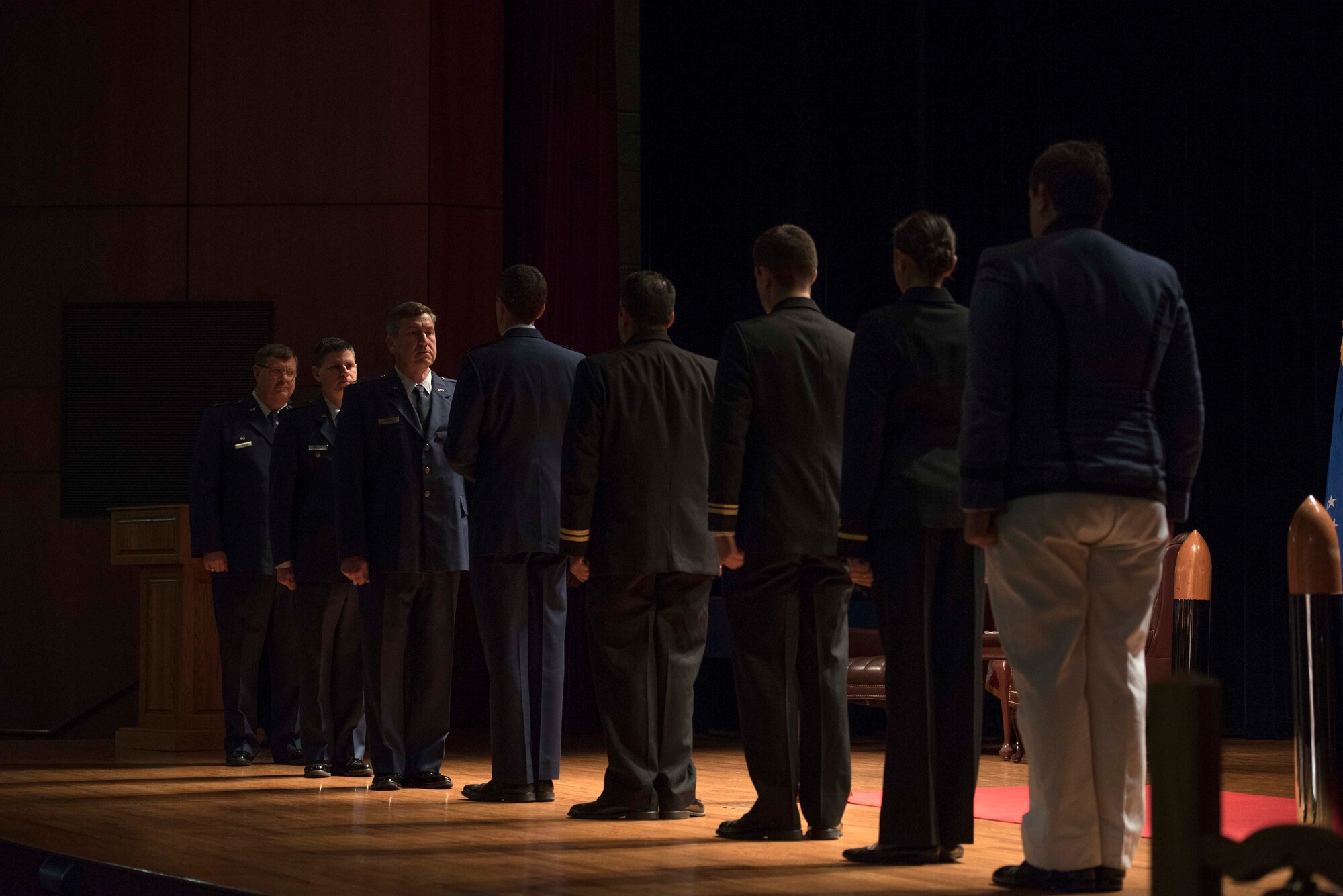 Col. Gregory S. Gilmour, outgoing Commander of the 315th Airlift Wing at JB Charleston, retired after 33 years of service across the U.S. Air Force Reserve and U.S. Navy at his retirement ceremony December 8, 2019, at JB Charleston.
“You couldn’t find a better character in a leader or a friend,” said Brig. Gen. Pennington, Mobilization Assistant to the Commander and President, Air University, Maxwell Air Force Base, Alabama. Pennington has known Gilmour for about 15 years through military service.