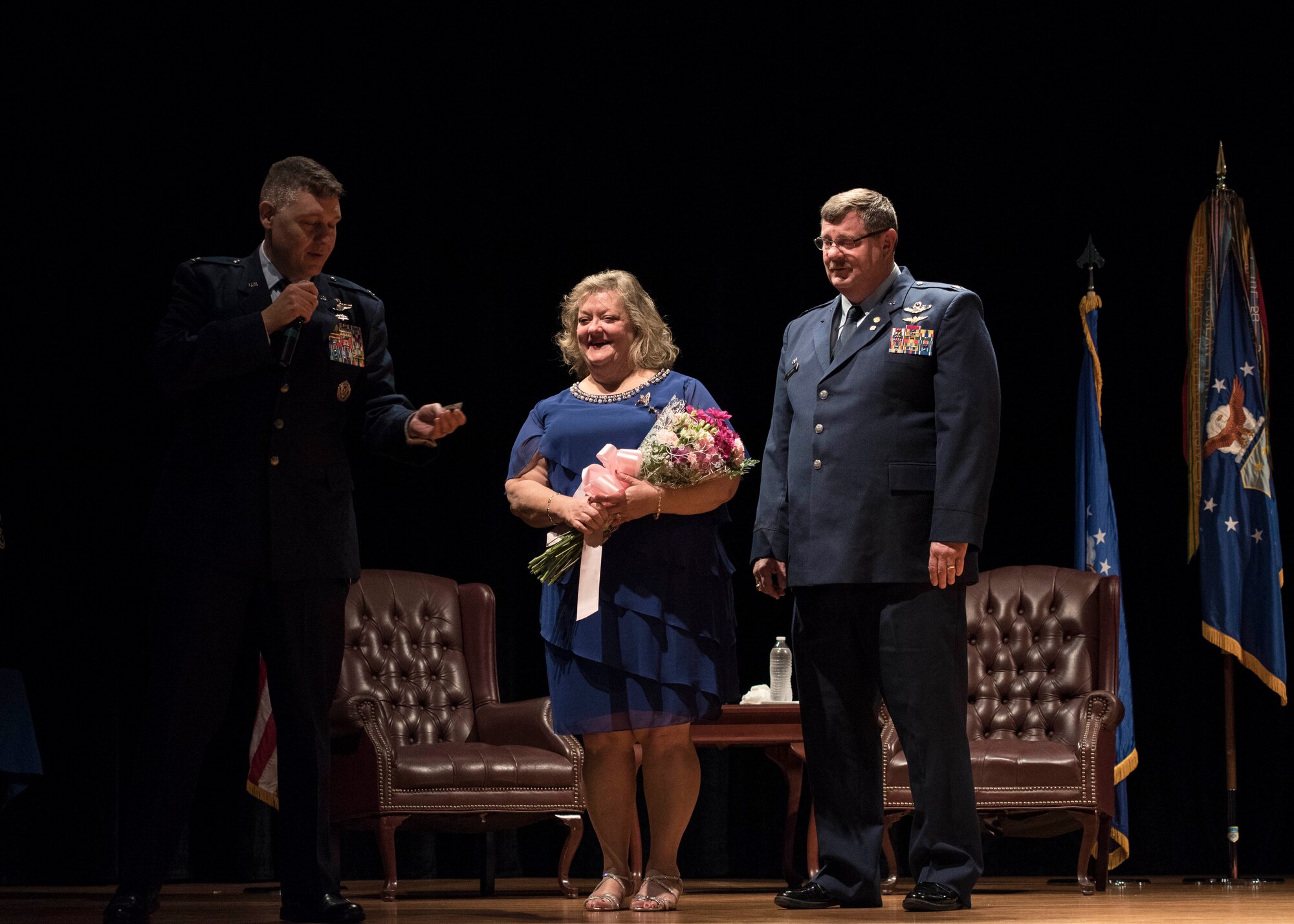 Col. Gregory S. Gilmour, outgoing Commander of the 315th Airlift Wing at JB Charleston, retired after 33 years of service across the U.S. Air Force Reserve and U.S. Navy at his retirement ceremony December 8, 2019, at JB Charleston.
“You couldn’t find a better character in a leader or a friend,” said Brig. Gen. Pennington, Mobilization Assistant to the Commander and President, Air University, Maxwell Air Force Base, Alabama. Pennington has known Gilmour for about 15 years through military service.