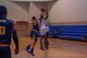 Nellis Lightning prepares to shoot the basketball