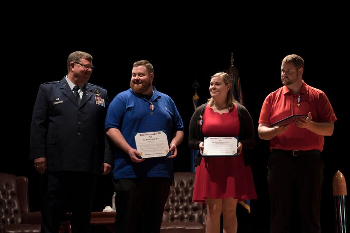 Col. Gregory S. Gilmour, outgoing Commander of the 315th Airlift Wing at JB Charleston, retired after 33 years of service across the U.S. Air Force Reserve and U.S. Navy at his retirement ceremony December 8, 2019, at JB Charleston.
“You couldn’t find a better character in a leader or a friend,” said Brig. Gen. Pennington, Mobilization Assistant to the Commander and President, Air University, Maxwell Air Force Base, Alabama. Pennington has known Gilmour for about 15 years through military service.
