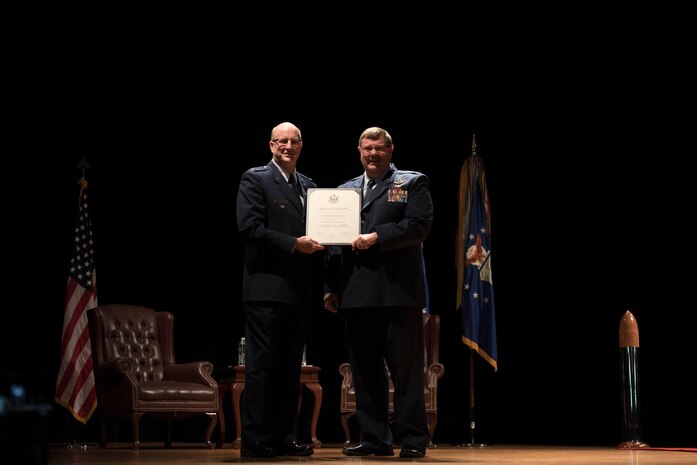 Col. Gregory S. Gilmour, outgoing Commander of the 315th Airlift Wing at JB Charleston, retired after 33 years of service across the U.S. Air Force Reserve and U.S. Navy at his retirement ceremony December 8, 2019, at JB Charleston.
“You couldn’t find a better character in a leader or a friend,” said Brig. Gen. Pennington, Mobilization Assistant to the Commander and President, Air University, Maxwell Air Force Base, Alabama. Pennington has known Gilmour for about 15 years through military service.