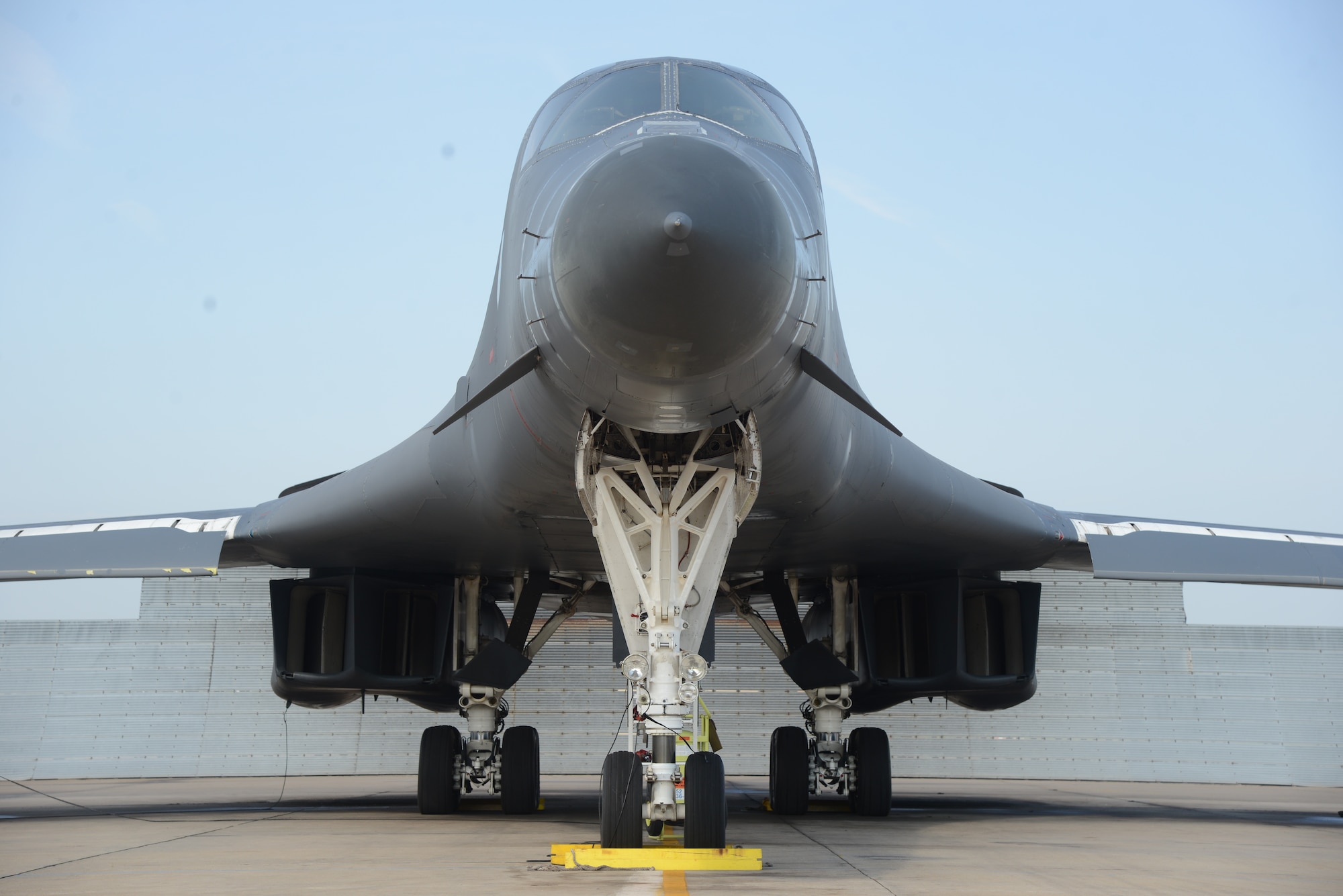The B-1 Lancer has been flown hard for the past 15 years. To keep the fleet serving the Air Force for the next 20 years and beyond, it’s receiving dedicated structural repair and maintenance at Tinker. (U.S. Air Force photo/Kelly White)