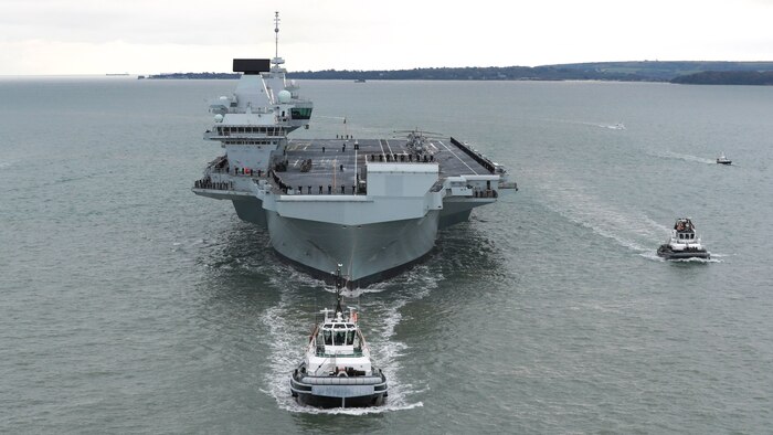 U.S. Sixth Fleet Commander Witnesses HMS Prince of Wales Commissioning