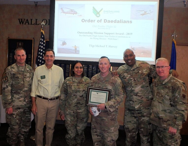 A group photo of military members