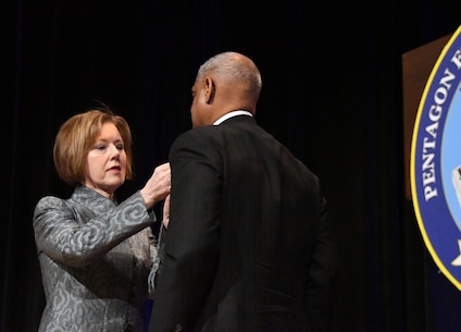 Pentagon Force Protection Agency retirement ceremony in honor of Mr. Jonathan Cofer, Pentagon Auditorium, December 9, 2019