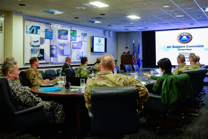 Air Mobility Command hosts Koku Jieitai Air Support Command Commander for Bilateral Visit