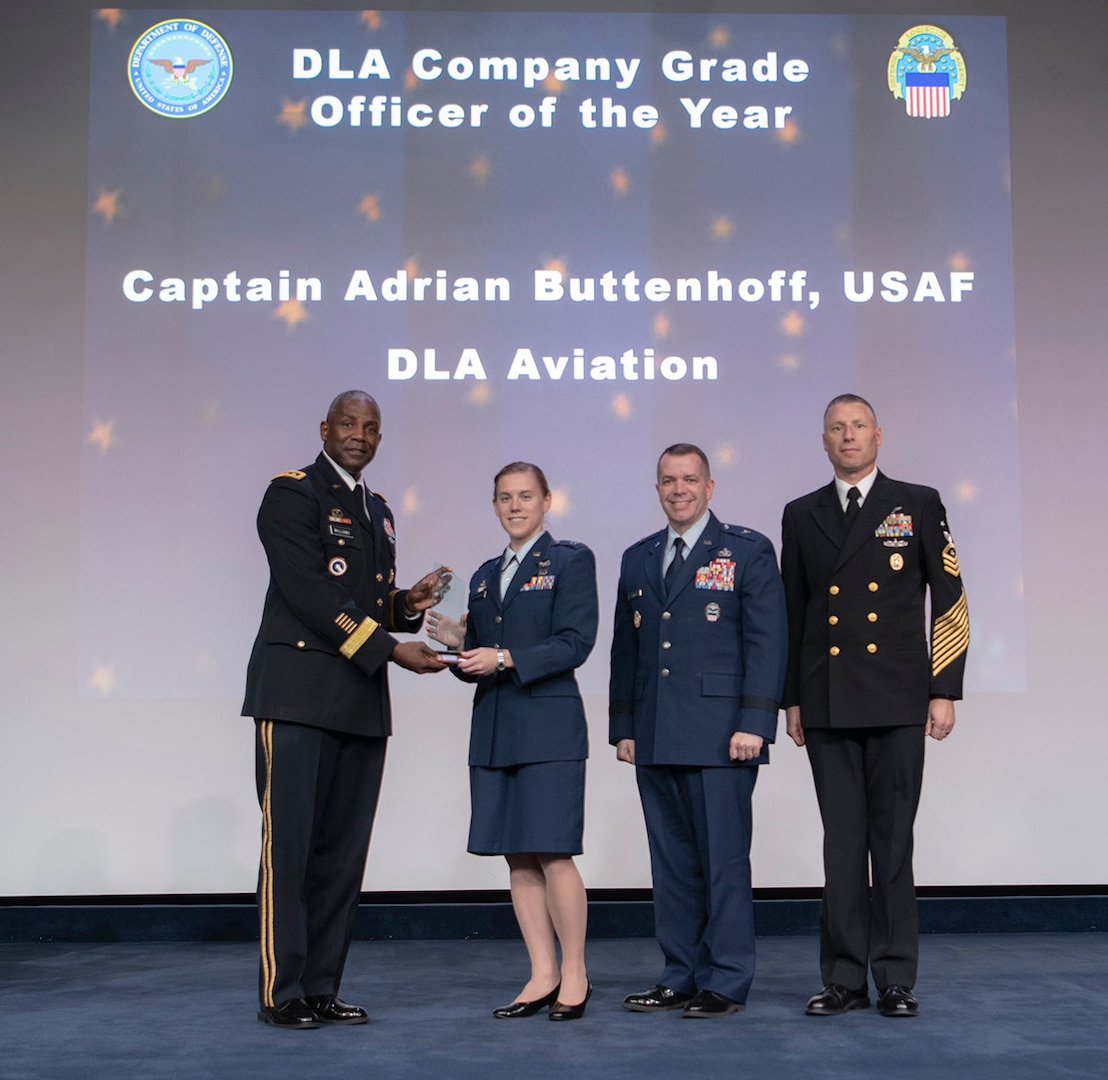 Buttenhoff honored during DLA Annual Employee Recognition Awards