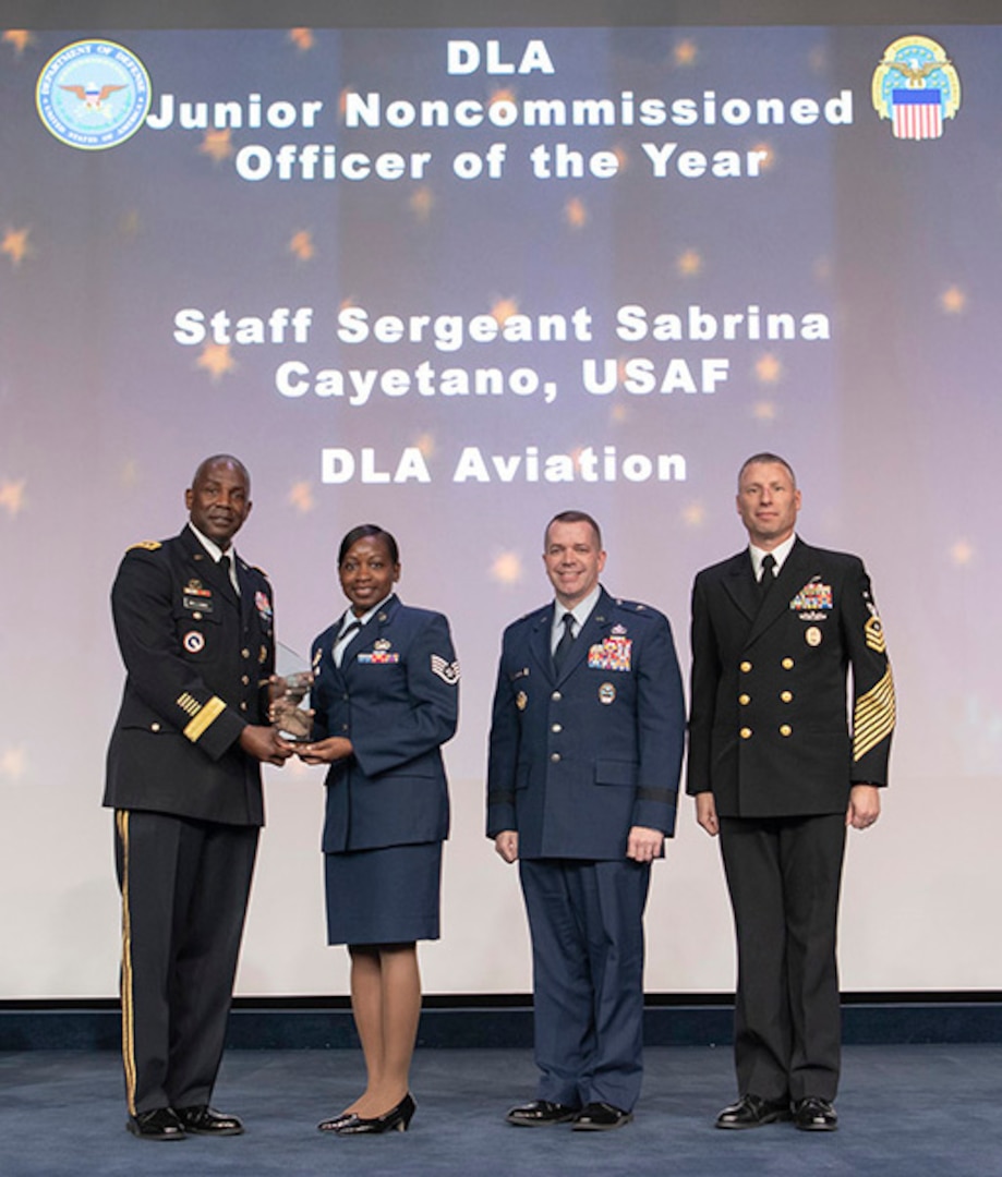 Cayetano honored as DLA's NCO of the Year