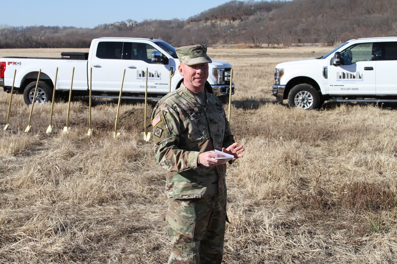 Col. Bill Hannan, our commander, gave remarks emphasizing the partnerships that brought the project from and idea 10 years ago, to a very close by reality on December 11, 2019. He thanked Mayor Nan Johnston of Parkville and Joe Parente, the Parkville City Administrator along with many others for their key leadership in getting the project going.