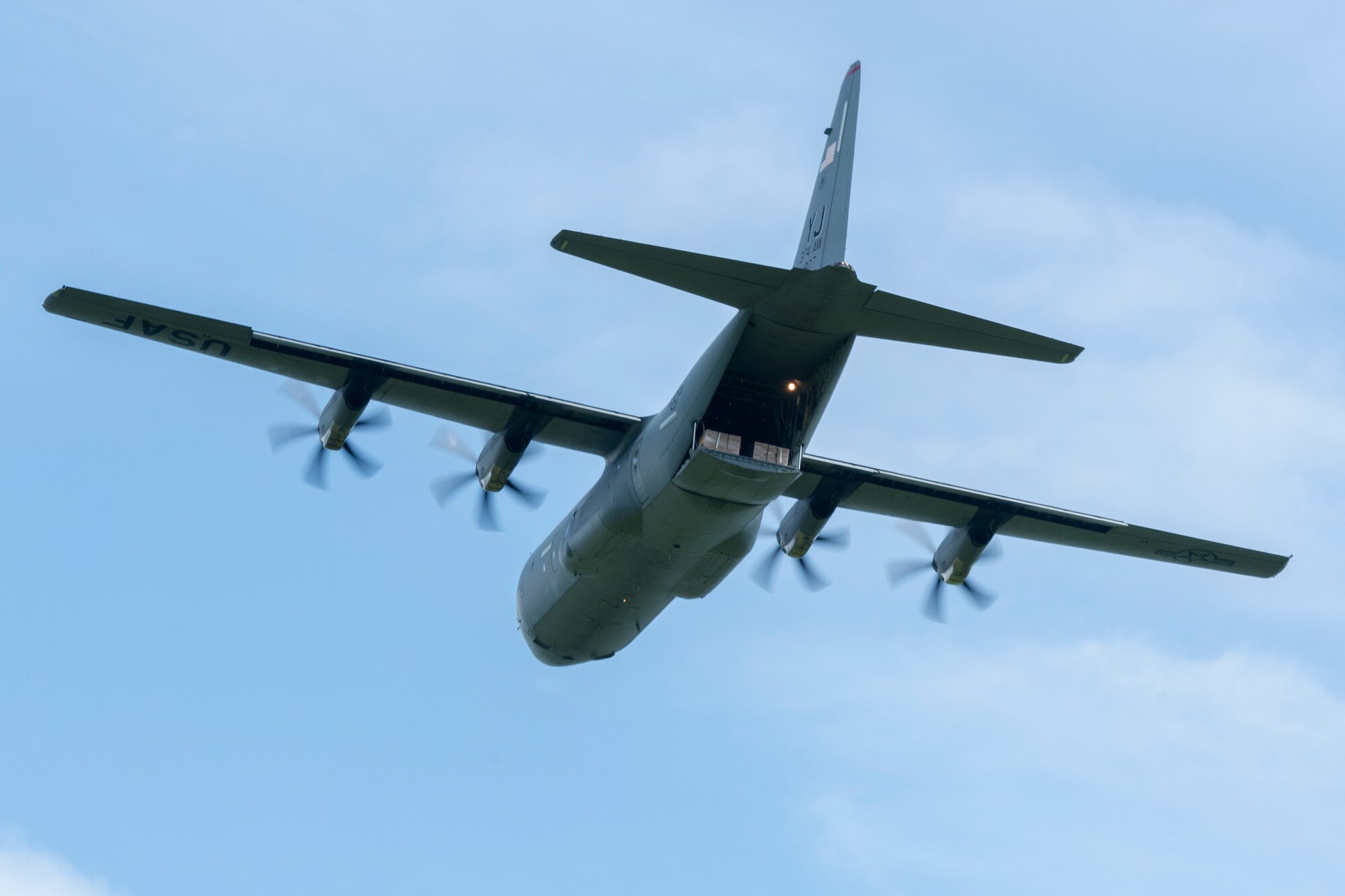 A U.S. Air Force C-130J Super Hercules