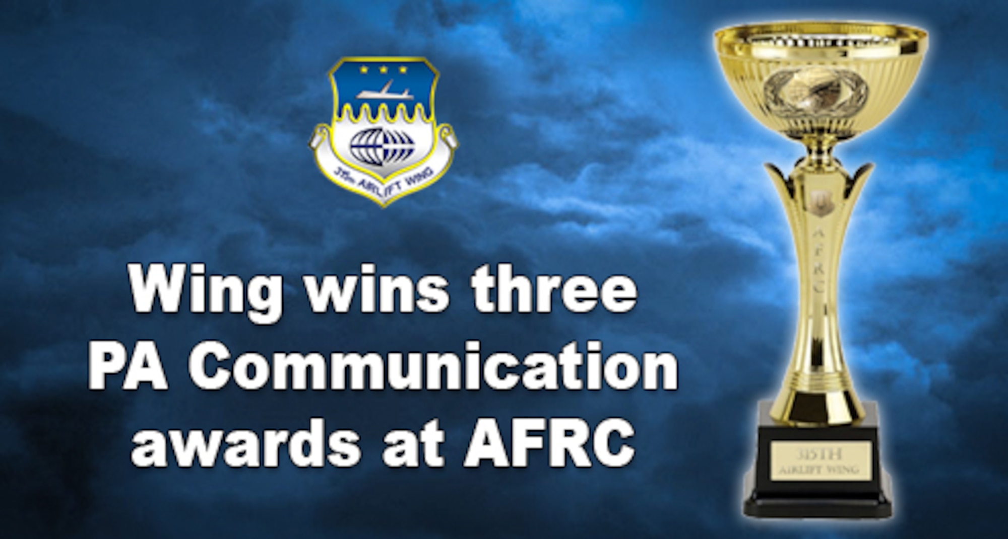 Wing wins PA Communication awards at AFRC