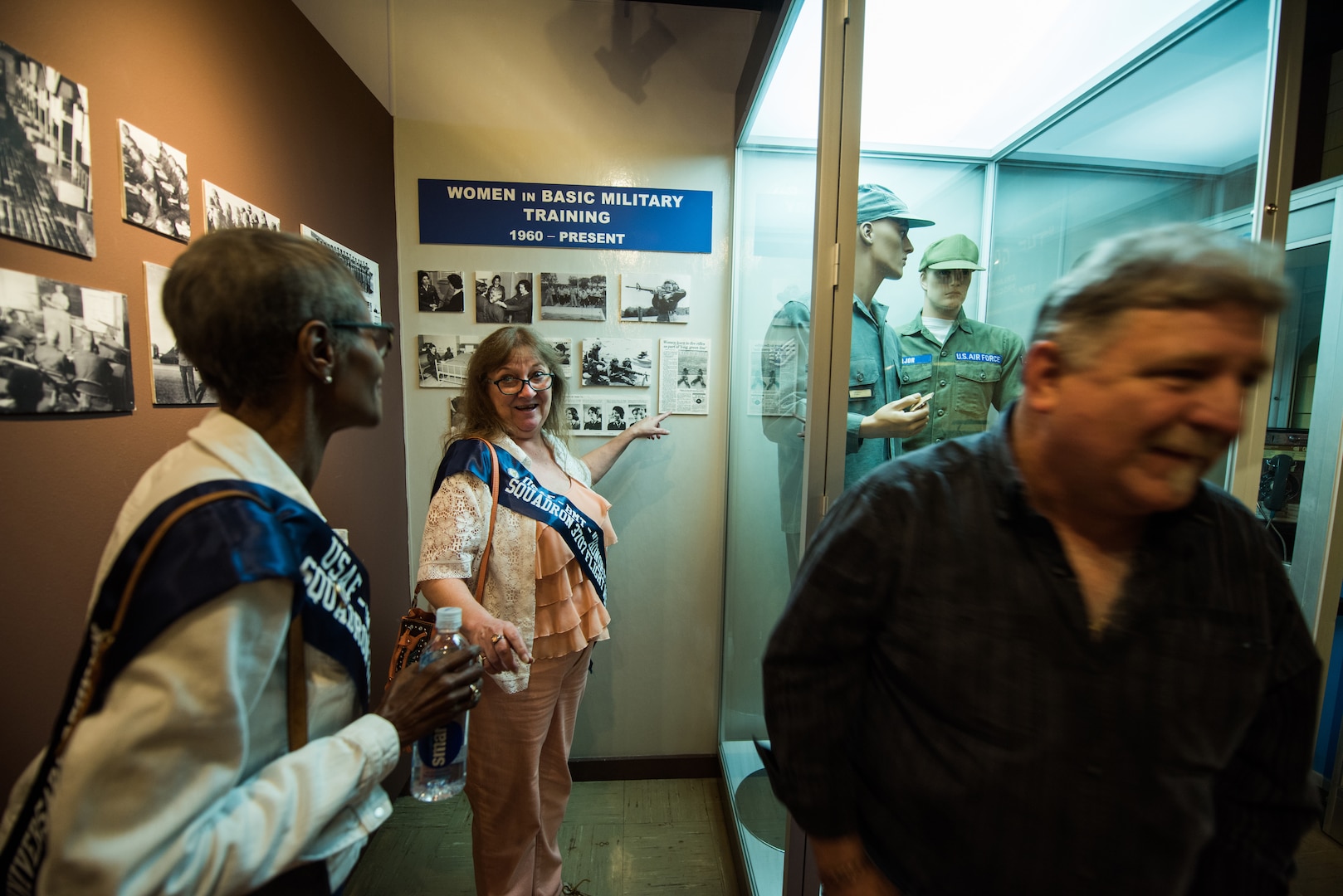 The women of flight W039, 3707th Squadron, of 1979, tour the Security Forces Museum Foundation, Oct. 18, 2019, at Joint Base San Antonio-Lackland, Texas.
