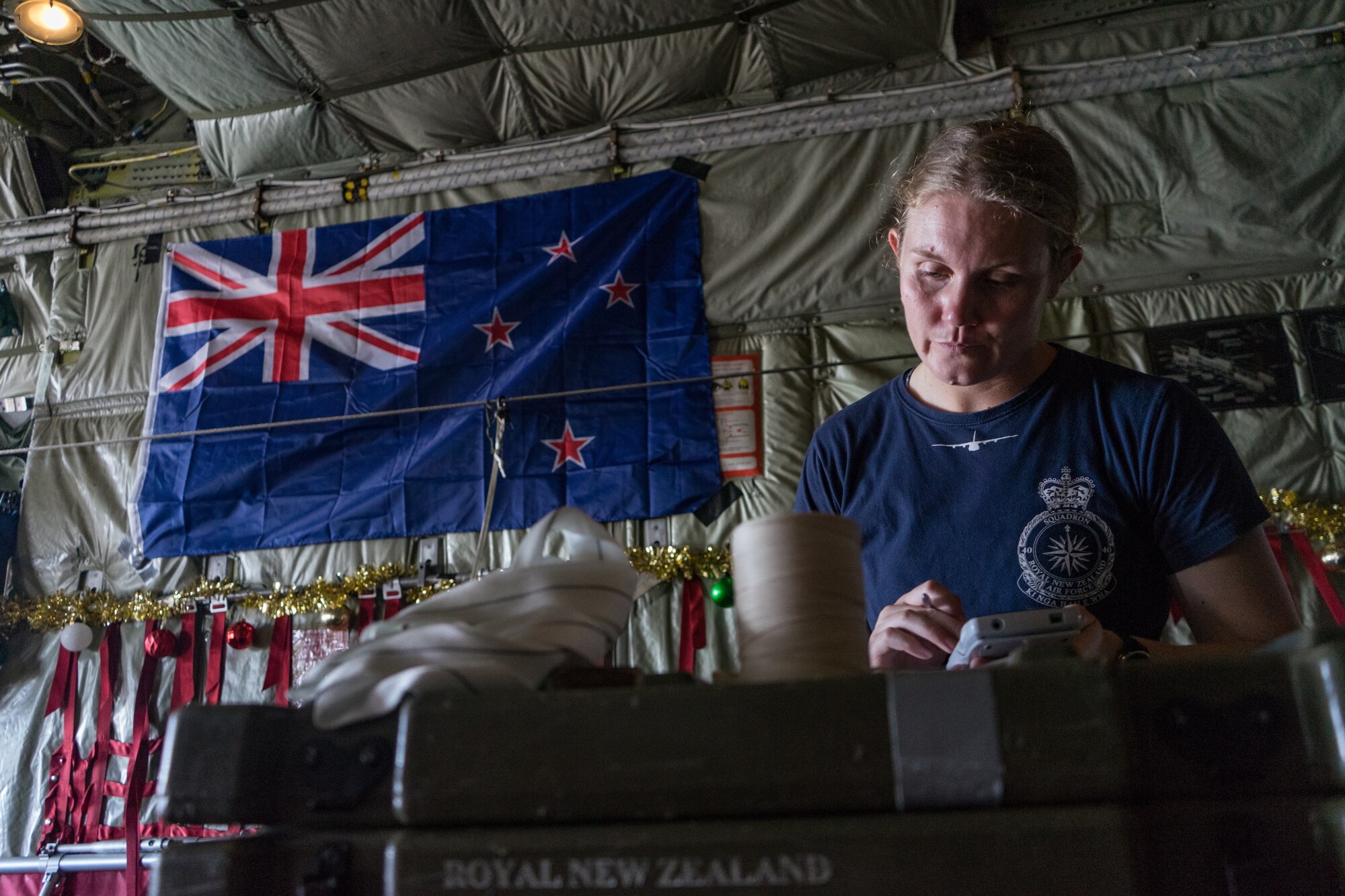 Royal New Zealand Air Force CPL Toni Thompson