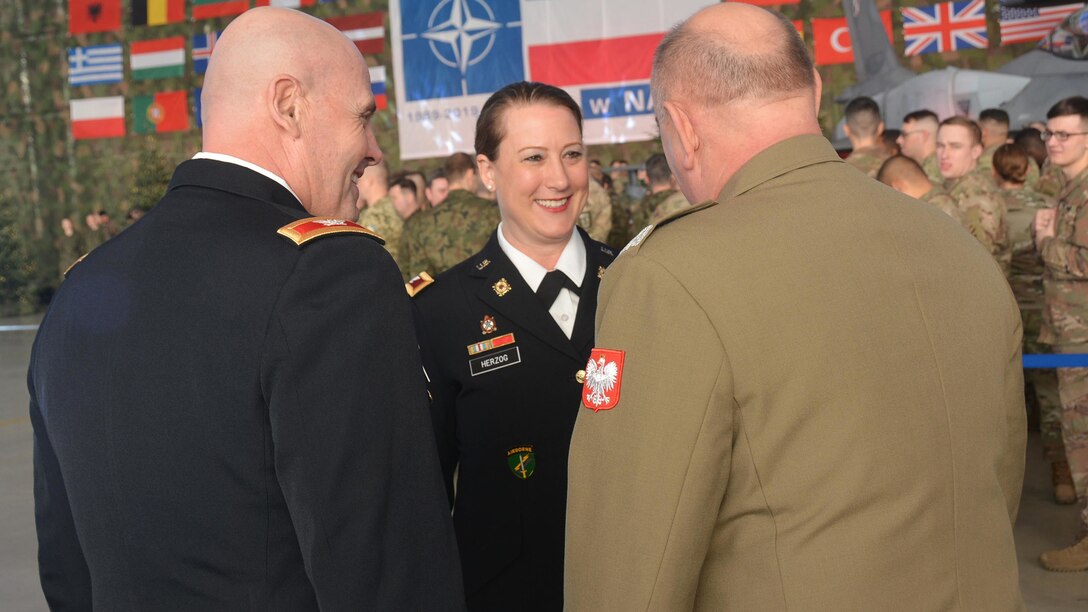 Polish military hosts Christmas party with NATO allies