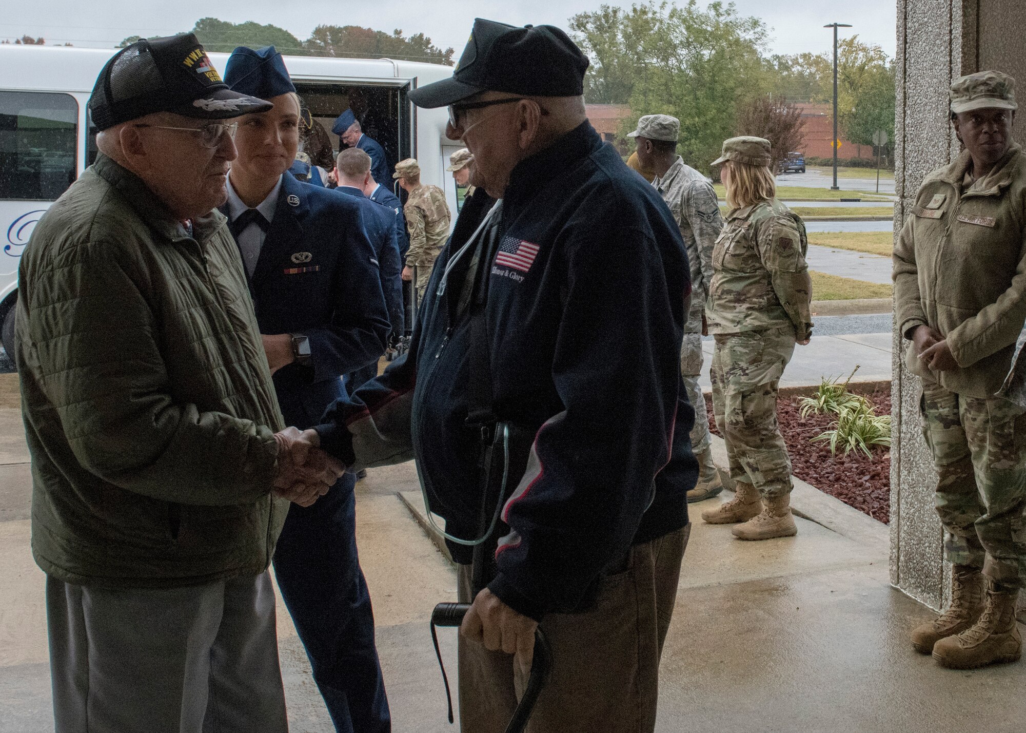 War Veterans speak at the Mission Support All Call