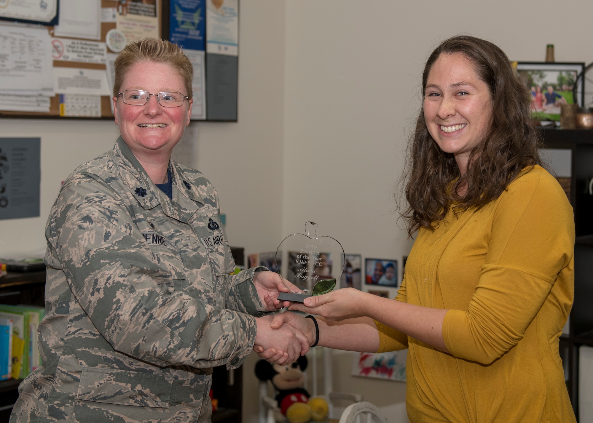 2019 Seymour Johnson Child Care Provider of the Year award