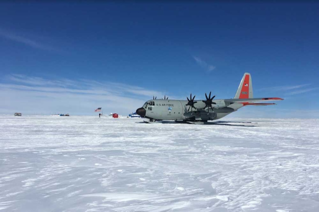 An airplane in Arctic