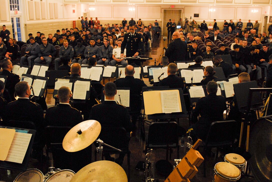Army Reserve band mentors youth at Valley Forge Military Academy