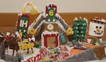 Photo of a gingerbread house that placed in the top three of the 2019 Naval Support Activity Philadelphia Morale, Welfare and Recreation's annual competition. This year, DLA Troop Support won the top three places.