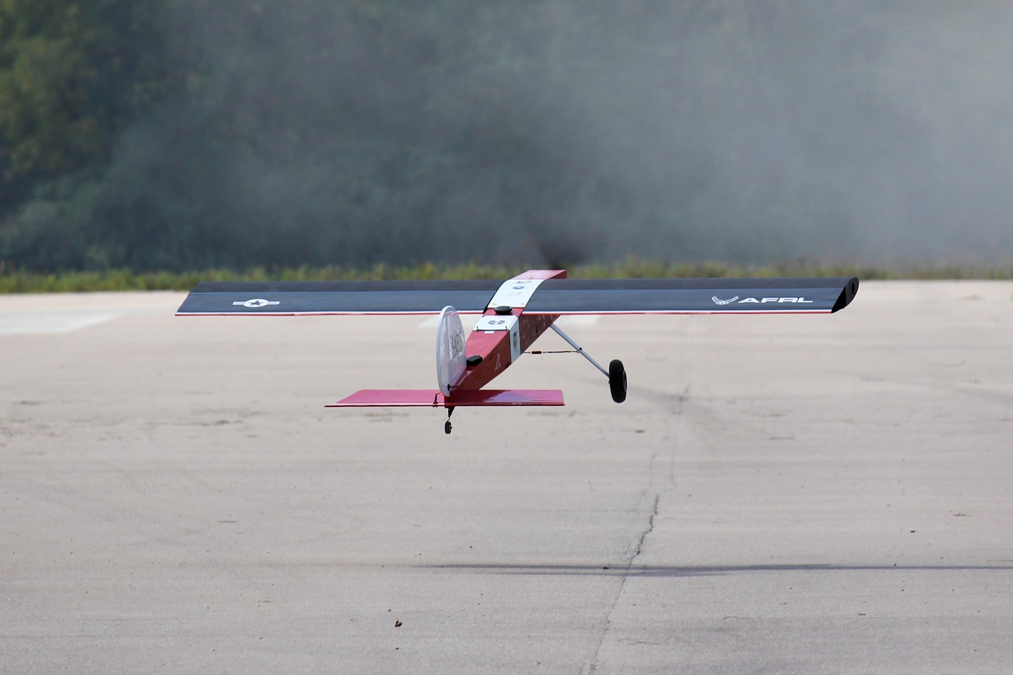 The Air Force Research Laboratory-developed Variable Camber Compliant Wing successfully completed a series of flight experiments in September and October of 2019. This unique wing concept changes shape to improve aerodynamic performance and adapt itself to various flight conditions and missions. (U.S. Air Force Photo)