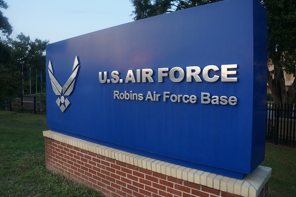 Robins AFB sign