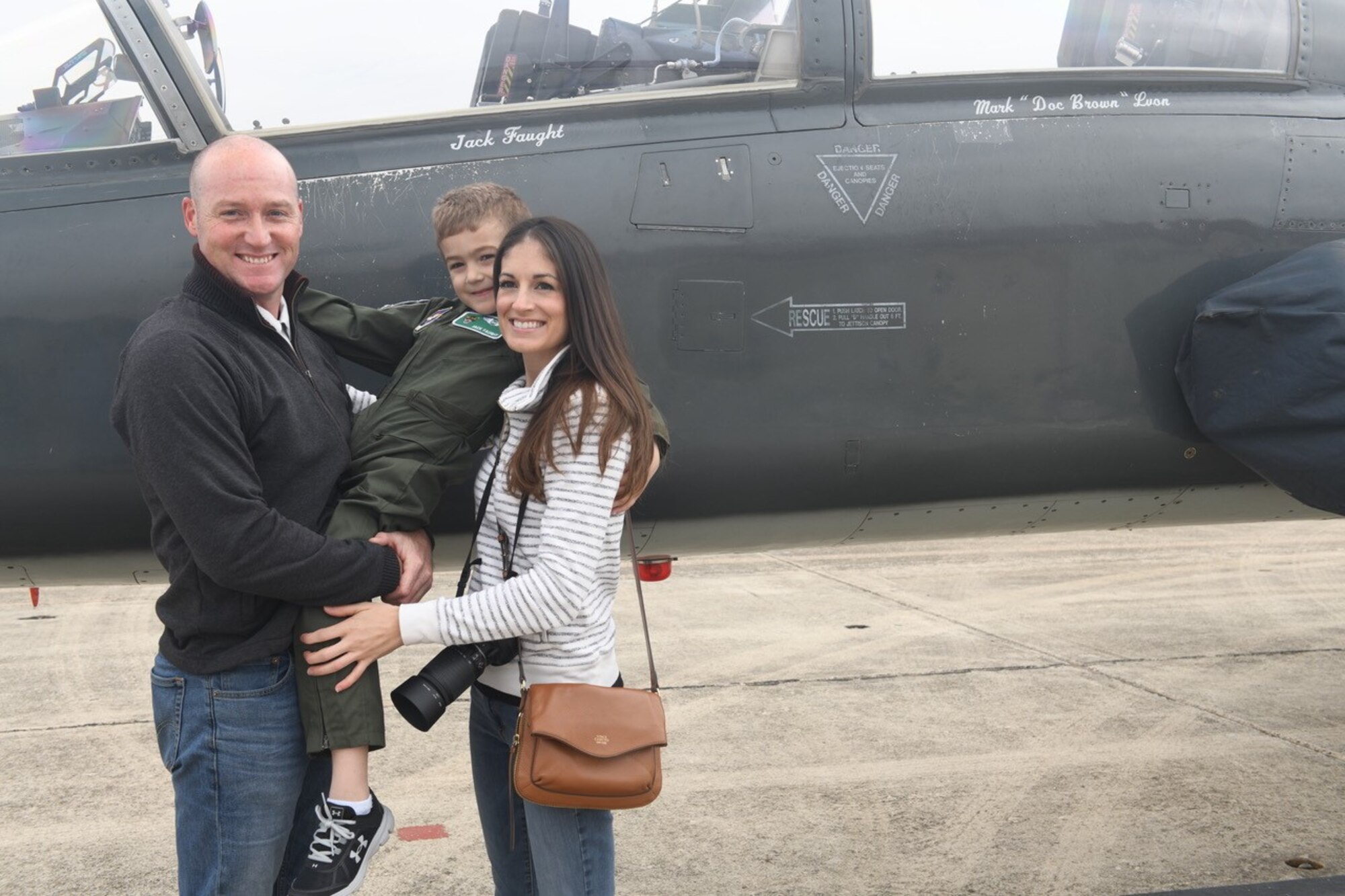 Jack Faught participated in Joint Base San Antonio’s Pilot for a Day program Dec. 12, 2019 at JBSA-Randolph. The Pilot for a Day program supports children with lifelong disabilities, providing them a once-in-a-lifetime experience in the life of a U.S. Air Force pilot by accompanying them through various units on base packed with personalized pilot experiences.
