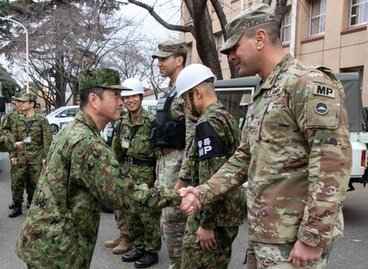 Japan Provost Marshal Visits Yama Sakura 77