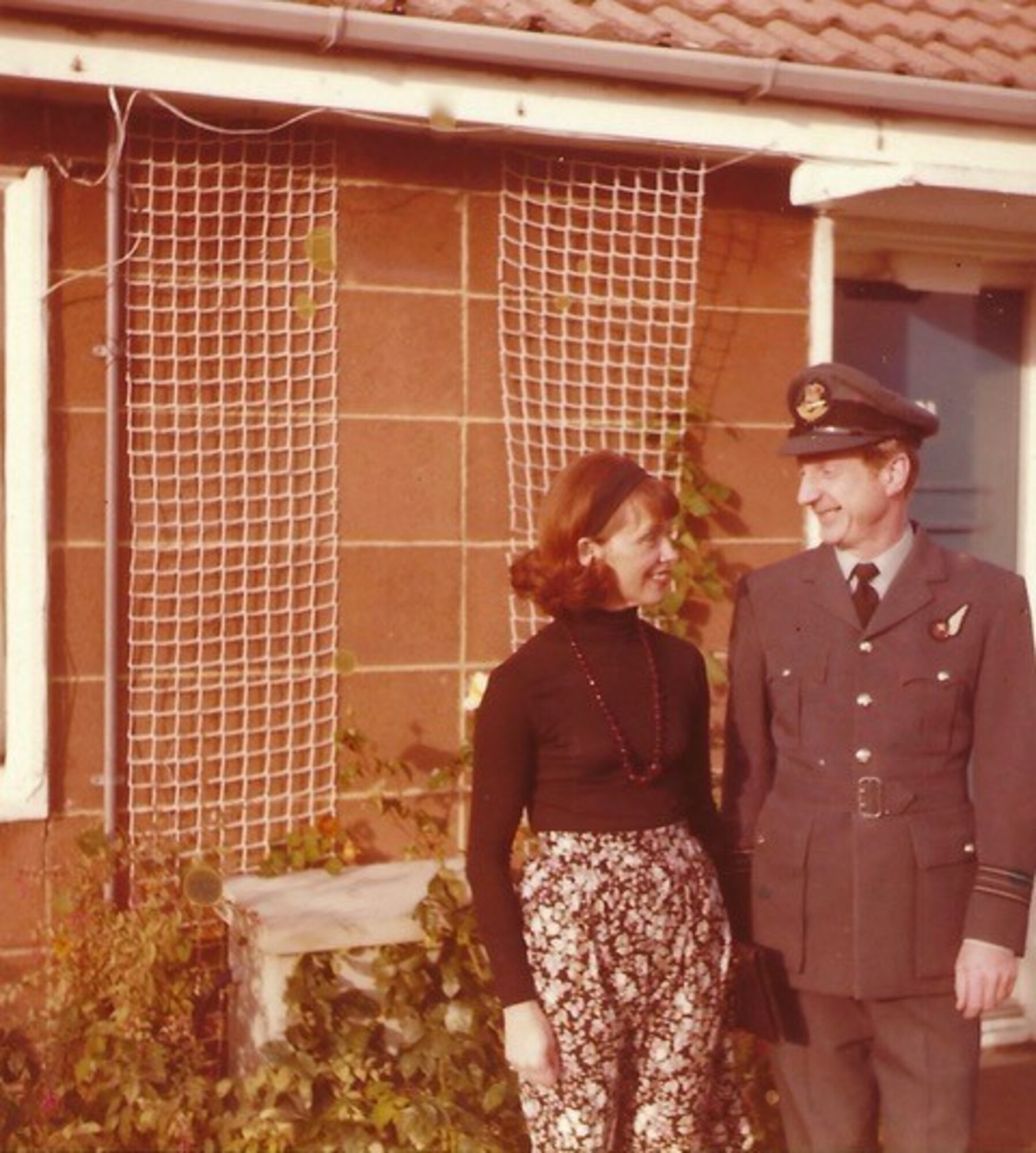 RAF Wing Commander Basil Turner (ret.) and his wife, Eleanor. (Courtesy photo)