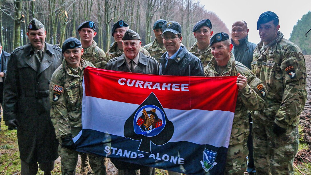 101st Airborne Division visits Bastogne and Ardennes, Belgium