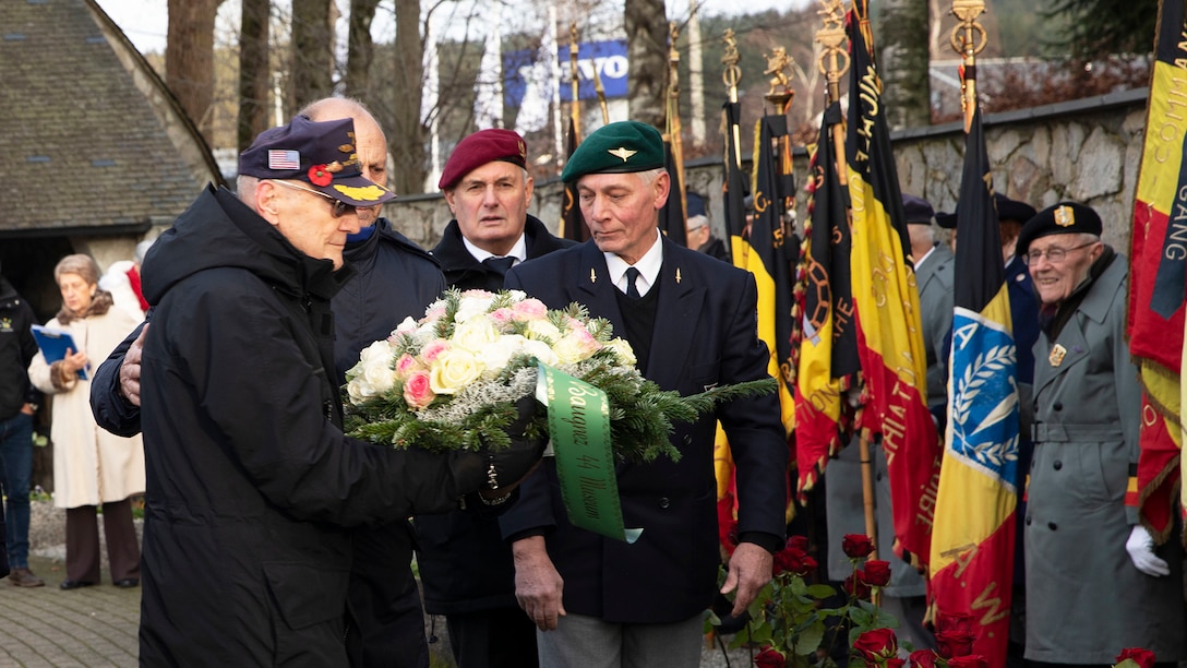 U.S. and Belgium honor the fallen on 75th Anniversary of Malmedy Massacre