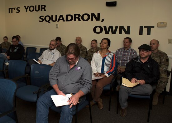 Contractors attend bidding