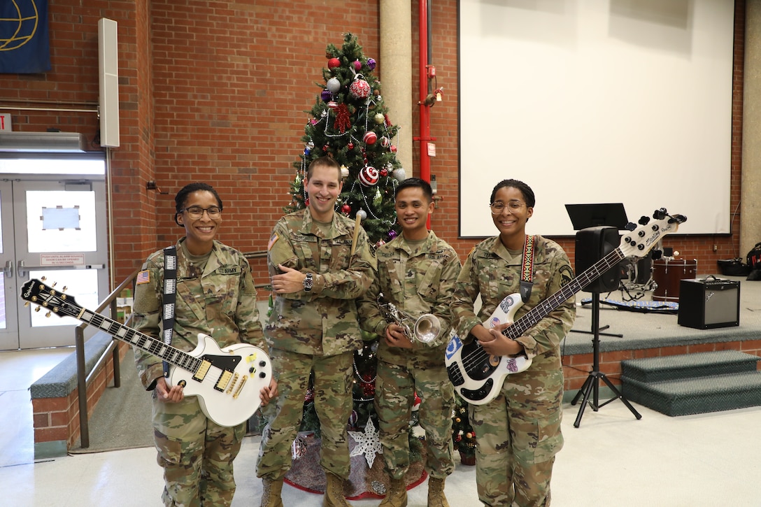 380th Army Reserve Band spreading double holiday cheer