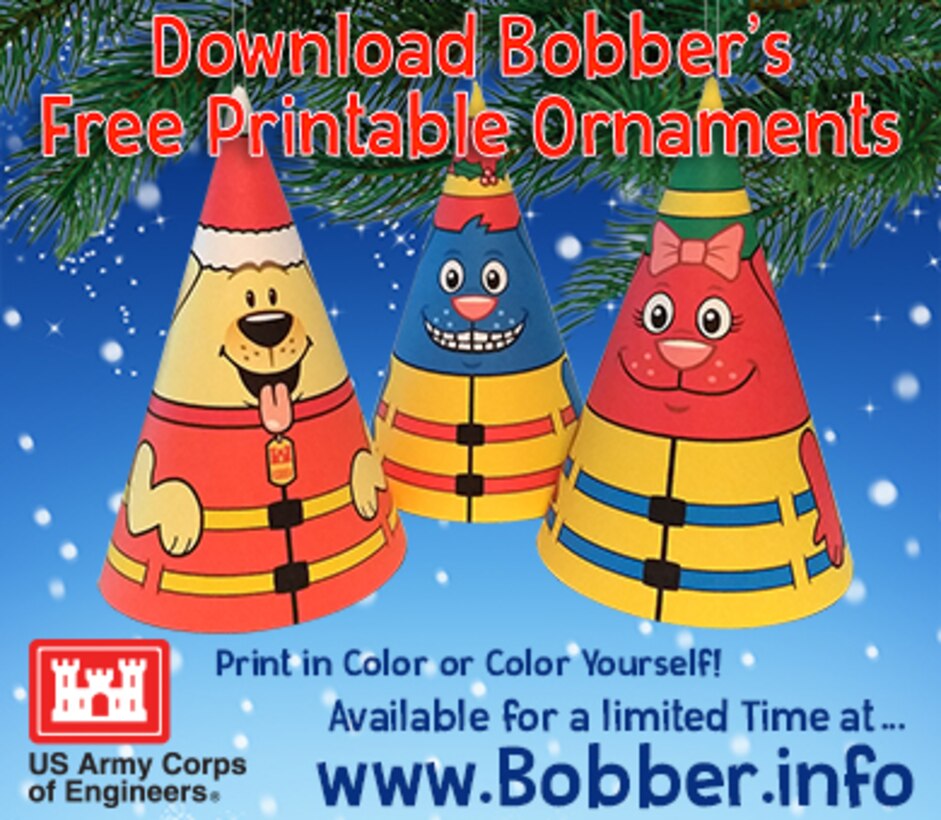 New Bobber the Water Safety Dog activity just in time for the holidays. These ornaments are easy-to-make and are a creative way to promote water safety. While making the ornaments the entire family can watch Bobber cartoons together at www.Bobber.info.