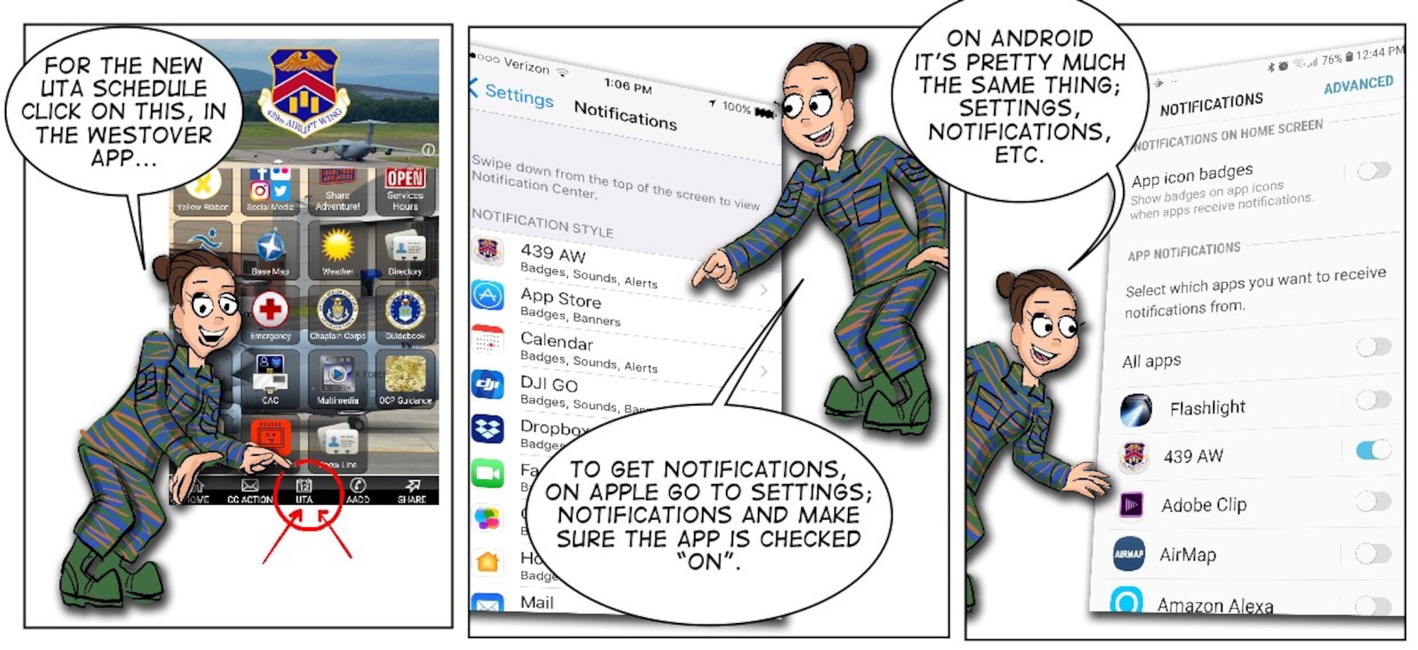 Westover App features UTA schedule
