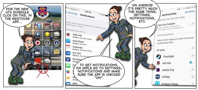 Westover App features UTA schedule